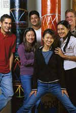 Group of students standing